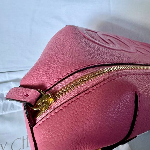 Jimmy Choo “CHOO” Peony Pink Leather Bumbag purse - Picture 8 of 12